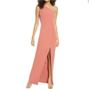 NWT Wayf Maxi Lenore one shoulder dress